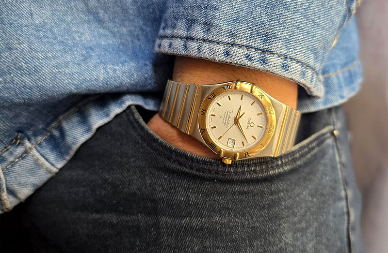 Watches And More_Omega Constellation, acciaio e oro, automatico, 36mm